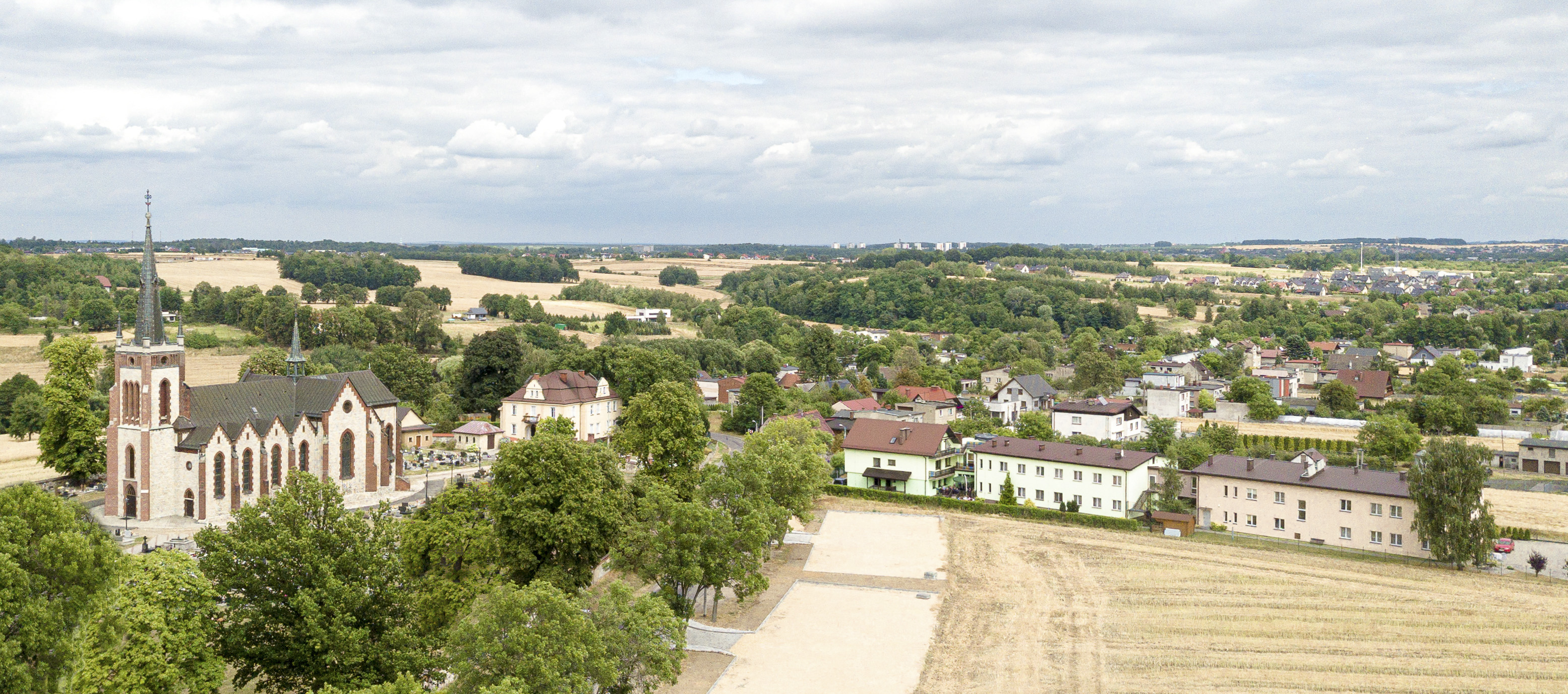 panorama Repty Śląskie Pensjonat Pogodna Jesień